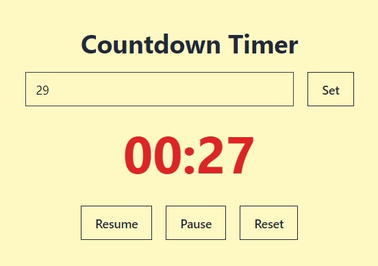 Countdown Timer